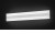 BEND Nástěnné svítidlo, těleso kov, povrch bílá mat, difuzor plast opál, LED 25W, 1500lm, teplá 3000K, 230V, IP20, rozměry 600x100x55mm.