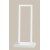 CROSS Stolní lampa, těleso hliník, povrch bílá mat, difuzor plast opál, LED 23W, 1650lm, CCT přepín teplota teplá 3000K, neutrální 4000K, denní 6000K, 230V, IP20, rozměry 250x120x400mm.