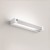 SWAY Nástěnné svítidlo s otočnou clonou k zrcadlu, těleso hliník, bílá, difuzor plast opál, LED 17W, 1275lm, přepínatelná CCT teplota teplá 300K, neutrální 4000K, denní 6000K, Ra80, 230V, IP20, 400x40x90mm