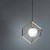 CUBE Závěsné svítidlo, těleso kov, povrch zlatá mat, difuzor sklo opál, pro žárovku 1x28W, G9, 230V, IP20, rozměry 150x150mm, vč závěs kabelu h=1500mm, lze zkrátit.