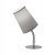 MASH Stolní lampa, husí krk, těleso kov, povrch zlatá mat, stínítko textil hnědá, pro žárovku 1x40W, E14, 230V, IP20, rozměry: d=110mm, h=280mm.