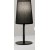 MASH Stolní lampa, husí krk, těleso kov, povrch černá mat, stínítko textil černá, pro žárovku 1x40W, E14, 230V, IP20, rozměry: d=110mm, h=280mm.
