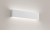 WAY Nástěnné svítidlo, těleso kov, povrch bílá mat, difuzor plast opál, LED 12W, 1260lm, teplá 3000K, 230V, IP20, rozměry 410x60x35mm, svítí nahoru/dolů