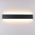 WAY Nástěnné svítidlo, těleso kov, povrch černá mat, difuzor plast opál, LED 20W, 1800lm, teplá 3000K, 230V, IP20, rozměry 610x60x35mm, svítí nahoru/dolů