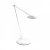 JOINT Stolní kancelářská lampa, 2 ramena, nastavitelný směr svícení, těleso kov, povrch bílá, difuzor plast opál, LED 9,5W, teplá 3000K, 620lm, stmívatelné, 230V, IP20, rozměry 460x500mm.