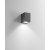 MONOLITE Nástěnné venkovní svítidlo, materiál kov, povrch černá antracit, difuzor sklo, pro žárovku 1x35W, GU10, 230V, IP65, tř.1, rozměry 70x100x80mm, svítí dolů.