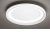 EDGE Nástěnné nebo stropní svítidlo, těleso hliník, povrch bílá mat, dif plast opál, LED 38W, 2060lm, teplá 3000K, Ra83, 230V, IP20, tř.1, rozměry d=400mm, h=60mm, svítí nahoru/dolů.