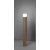 Sloupkové svítidlo, těleso hliník, povrch černá antracit/hnědá/sv. šedá, dif. plast opál, pro žárovku 1x20W, E27, 230V, IP54, tř.1, rozměry dle typu.