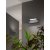 DISPLAY Nástěnné venkovní svítidlo, nast. sklon svícení, hliník, černá antracit, dif plast opál, LED 20W, 1750lm,CCT přepín teplota teplá 3000K-neutr 4000K, Ra80, 230V, IP65, tř.1, rozměry 205x80x105mm.