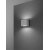 SPOT Nástěnné venkovní svítidlo, těleso hliník, povrch šedá, dif sklo, LED 10W, 850lm, teplá 3000K, Ra80, 230V, IP65, tř.1, rozměry 90x85x85mm, svítí nahoru/dolů.