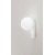 TALIA Nástěnné svítidlo, těleso hliník, povrch bílá, difuzor sklo opál, LED 8W, 956lm, teplá 3000K, Ra90, 230V, IP44, tř.1, rozměry d=130mm, základna 142x220x17mm.