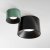 HOLE Stropní svítidlo, základna kov, povrch vnější černá lesk, vnitřní černá, dif. plast opál, LED 24W, 1920lm, přepín. CCT teplá 2700K-neutr 4000K, stmív., Ra80, 230V, IP20, tř.1, rozměry d=350mm, h=220mm