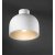 YELMO Stropní svítidlo, těleso kov, povrch vnější bílá, vnitřní bílá, pro žárovku 1x40W, E27, 230V, IP20, tř.2, rozměry d=220mm, h=190mm.