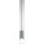 IDEA Závěsný kabel s objímkou, těleso kov a keramika, povrch šedá lesk, pro žárovku 1x60W, E27, 230V, IP20, tř.1, rozměry d=80mm, h=160mm, černý PVC závěs kabel l=3000mm, lze zkr