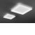 PANEL Nástěnné nebo stropní svítidlo, těleso kov, povrch bílá, dif plast opál, LED 30W, 2400lm, teplá 3000K, Ra80, 230V, IP20, tř.1, rozměry 350x350x60mm, svítí nahoru/dolů.