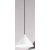 PEAK Závěsné svítidlo, lustr, těleso hliník, povrch bílá, dif plast opál, LED 12W, 1509lm, teplá 3000K, Ra80, 230V, IP20, tř.1, rozměry d=190mm, h=130mm, vč závěs kabelu l=3000mm, lze zkr.