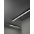 GRID Přisazené/závěsné svítidlo, materiál hliník, povrch černá, dif plast opál, LED 20W, 1520lm, přepín CCT teplá 3000K-denní 6000K, stmív, UGR<22, Ra90, 230V, IP20, tř.1, rozměry 600x50x75mm.