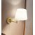 CRANE Nástěnné svítidlo, 2 nast. ramena, těleso kov, povrch hnědá, stínítko textil hnědá, pro žárovku 1x35W, E14, IP20, tř.1, rozměry stínítka: d=200mm, h=140mm, lampy: 380x250mm.