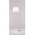 CRANE Stojací lampa, 2 nastav. ramena, základna kov, povrch zlatá, stínítko textil bílá, pro žárovku 1x35W, E27, 230V, IP20, tř.2, rozměry stínítko: d=450mm, h=300mm, lampa: h=1450mm.