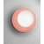 CERAMIC Stropní nebo nástěnné svítidlo, základna kov a keramika, povrch oranžová lesk, dif sklo opál, pro žárovku 1x28W, G9, 230V, IP20, tř.1, rozměry d=220mm, h=225mm.