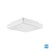 TVER Stropní, čtvercové svítidlo, těleso hliník, povrch bílá, difuzor plast opál, LED 20W, neutrální 4000K, 1600lm, Ra80, 230V, do koupelny IP65, tř.2, rozměry 200x200x52mm.