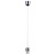 FIX závěsný kabel s objímkou CHROM Závěsný kabel s objímkou, těleso plast, povrch chrom lesk, pro žárovku 1x60W, E27, 230V, IP20, tř.1. rozměry závěsný kabel transparentní h=800mm, lze zkrátit