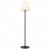 PINO Venkovní stojací lampa, základna kov, povrch tmavě šedá, stínítko polyetylen bílá opál, UV odolné, pro žárovku 1x23W E27, 230V, IP65, tř.2, rozměry 350x300x1500mm