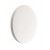 AURA Nástěnné venkovní svítidlo, nepřímé svícení, těleso plast bílá mat, dif plast opál, LED 8W, teplá 3000K, 680lm, 230V, IP65, tř.2, rozměry d=165mm, h=58mm.