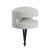 CLIFF Sloupkové svítidlo, těleso beton, barva slonová kost, dif sklo opál, LED 15W, 405lm, teplá 3000K, vyzař. úhel 180°, Ra90, 24V, IP65, tř.3, rozměry d=250mm, h=185mm, vč. bodce do záhonu.