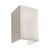 PETRA Nástěnné venkovní svítidlo, těleso beton, povrch slonová kost, LED 2x6W, 760lm, teplá 2700K, vyzař. úhel 0°/90°, Ra80, 230V, IP54, tř.1, rozměry 120x200x112mm, svítí nahoru/dolů.