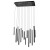 MADISON Závěsné svítidlo, těleso kov, povrch černá, difuzor plast, LED 56W, teplá 3000K, 3808lm, Ra80, 230V, IP20, rozměry 300x700mm, vč. závěs. kabelu h=2500mm, lze zkrátit.