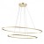 LEO Závěsné svítidlo, těleso kov, povrch bronz, dif plast opál, LED 108W, CCT přepín tepl. teplá 3000K-neutrální 4000K, 6974lm, stmív. STEP, Ra90, 230V, IP20, tř.1, rozměry 1300+950mm, vč. závěs lanka.