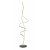IMPULS Stojací lampa, základna hliník, povrch černá, dif plast opál, LED 26W, 2520lm, teplá 3000K, stmív. TRIAC, Ra80, 230V, IP20, tř.2, rozměry d=330mm, h=1600mm, vč. vypínač na kabelu.