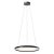 VANCE Závěsné svítidlo, hliník, černá lesk, dif plast čirý, LED 35W+35W, 3534lm-3770lm, dálk. ovl. CCT teplá 2700K-denní 5000K, stmív, Ra90, 230V, IP20, tř.1, d= 655mm, vč lank. závěsu l=1500mm, lze zkr.