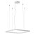 ORION Závěsné svítidlo, těleso hliník, povrch bílá, LED 40W, 2421lm-2507lm, přepín. CCT teplá 2700K-neutr 4000K, stmív. TRIAC, Ra90, 230V, IP20, tř.1, rozměry 500x500mm, vč závěs lanka l=2500mm, lze zkr.