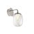 DROP Nástěnné svítidlo, základna kov, povrch chrom, difuzor plast opál, stínítko sklo čiré, LED 6W, 420lm, teplá 3000K, Ra80, 230V, IP20, tř.2, rozměry d=110mm, h=220mm.
