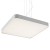 MENSA SQ  závěsná ČTVERCOVÁ LED 56W Závěsné svítidlo, základna hliník, povrch česaný hliník, difuzor plast opál, LED 56W, teplá 3000K, 3530lm/cca jako 180W žár, 230V, IP20, tř.1, 480x480x60mm, závěs l=1000mm, svítí dolů
