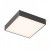 LARISA SQ 30 Stropní, přisazené svítidlo, těleso kov, povrch černá, difuzor plast opál, LED 30W, 2400lm, teplá 3000K, Ra80, 230V, IP20, rozměry 300x300x58mm