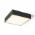LARISA SQ 22 Stropní, přisazené svítidlo, těleso kov, povrch černá, difuzor plast opál, LED 20W, 1600lm, teplá 3000K, Ra80, 230V, IP20, rozměry 220x220x58mm