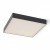LARISA SQ 40 Stropní, přisazené svítidlo, těleso kov, povrch černá, difuzor plast opál, LED 50W/4500lm, teplá 3000K, 230V, IP20, tř.1, rozměry 400x400x58mm