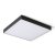 LARISA SQ 60 Stropní, přisazené svítidlo, kov, černá, difuzor plast opál, LED 100W, 7500lm, přepínač CCT teplá 3000K/neutrální 4000K/denní 6000K, Ra80, stmív TRIAC, 230V, IP20, rozměry 600x600x68mm