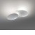 PUZZLE DOUBLE ROUND Stropní/nástěnné svítidlo, nastavitelný sklon svícení, materiál kov, povrch bílá, LED 2x17W, teplá 2700K, 3500lm, stmívatelné TRIAC, 230V, IP20, rozměry 375x115mm