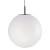 ATOM Závěsné svítidlo, základna kov, povrch chrom mat, difuzor sklo opál, pro žárovku 1x60W, E27, 230V, IP20, d=300mm, l=1200mm