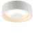 Stropní přisazené svítidlo, těleso hliník a ocel, povrch bílá, LED 26W/1500lm, 15W/810lm, teplá 3000K, stmívatelné TRIAC, 230V, IP20, tř.1, rozměry dle typu.