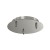 FITU 3 VÝPRODEJ Stropní kruhová stropní základna pro 3 kabely, základna kov chrom, 230V, rozměry d=220mm h=54mm
