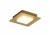 TATAMI Stropní svítidlo, těleso kov, povrch zlatá mat, dif plast opál, LED 16W, 2200lm, přepín. CCT teplota teplá 3000K/neutr 4000K/denní 6500K, Ra80, 230V, IP20, tř.2, rozměry 200x200x50mm.