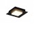 TATAMI Stropní svítidlo, těleso kov, povrch černá, dif plast opál, LED 16W, 2200lm, přepín. CCT teplota teplá 3000K/neutr 4000K/denní 6500K, Ra80, 230V, IP20, tř.2, rozměry 200x200x50mm.