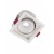 MT148 Stropní podhledové bodové svítidlo, výklopné +-45°, těleso hliník, povrch bílá, LED 12W, teplá 3000K, 1050lm, vyzař. úhel 38°, Ra95, 230V, IP20, tř.1, rozměry 84x84x67mm.