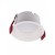MT149 Stropní podhledové bodové svítidlo, těleso hliník, povrch bílá, dif. plast opál, LED 7W, 702lm, neutrální 4000K, vyzař. úhel 90°, Ra95, 230V, IP20, tř.1, rozměry d=82mm, h=48mm.