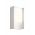 WARP Nástěnné venkovní svítidlo, těleso hliník, povrch bílá mat, difuzor plast opál, LED 8W, teplá 3000K, 490lm, 230V, IP44, tř.1, rozměry 110x200x63mm.